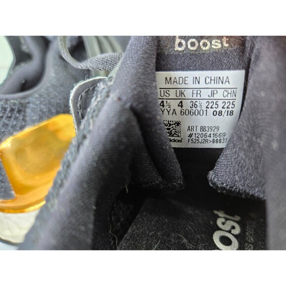 adidas Ultraboost 2.0 Limited Shoes Men's 4.5 Black Gold Medal Running Sneakers - Picture 9 of 9